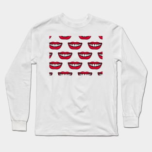 Smiles pattern Long Sleeve T-Shirt